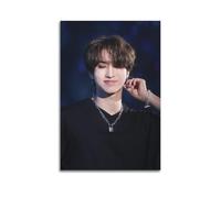 Póster artístico de Han Jisung de Stray Kids para pared, lienzo estético, póster vintage de música y películas, pintura decorativa para sala de estar, dormitorio, 40 x 60 cm, estilo sin marco