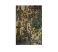 Póster artístico de Hannah Höch Cut with The Dada Kitchen Knife para decoración de pared, impresiones artísticas en obras de arte modernas para sala de estar, baño, dormitorio y hogar, 60 x 90 cm