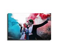 Póster artístico de Harley Quinn et Joker y arte de pared, impresión moderna para decoración de dormitorio familiar