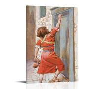 Póster artístico de James Jacques Joseph Tissót Painter's"s The Signs on The Door", impresión estética para habitación, lienzo de pared moderno para decoración de dormitorio, 40 x 60 cm