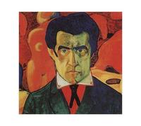 Póster artístico de Kazimir Malevich con autorretrato de Kazimir Malevich y arte de pared, impresión moderna para decoración de dormitorio familiar, sin marco, 60 x 60 cm
