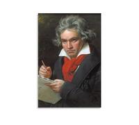 Póster artístico de Ludwig Van Beethoven cuando se compone la Missa Solemnis Joseph Karl Stieler Pintor Póster Arte Lienzo Pintura Decoración de pared Foto Hogar Modernos Pósteres Decorativos 60 x 90