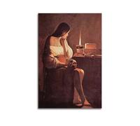 Póster artístico de María Magdalena, pintura decorativa, lienzo, póster de pared e imagen artística moderna para decoración de dormitorio familiar, pósteres de 20 x 30 pulgadas (50 x 75 cm)
