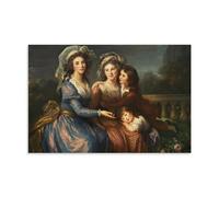 Póster artístico de pared de Elisabeth Louise Vigee (sus hijos Alexis y Adrien), impresiones artísticas para dormitorio, decoración del hogar, cuadros en lienzo, 20 x 30 cm