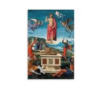 Póster artístico de pared de La resurrección de Cristo-rafael, lienzo de pergamino, cuadro de pintura para sala de estar, decoración del hogar, 50 x 75 cm