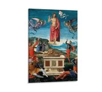 Póster artístico de pared de La resurrección de Cristo-rafael, lienzo de pergamino, cuadro de pintura para sala de estar, decoración del hogar, 40 x 60 cm