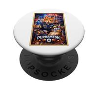 Póster artístico de Parodia de Animales Divertidos para el Cuidado de la Salud PopSockets PopGrip Adhesivo