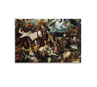 Póster artístico de Pieter Bruegel The Elder Painter Works (La caída de los ángeles rebeldes), lienzo y arte de pared, decoración moderna de dormitorio familiar, 30 x 45 cm