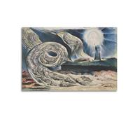 Póster artístico de The Lovers by William Blake y lienzo para pared, impresión moderna para decoración de dormitorio familiar, 20 x 30 cm