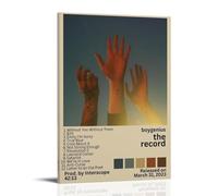 Póster artístico de The Record Boygenius Álbum, lienzo para decoración de pared, hogar, dormitorio, estética, pintor, sala de estar, decoración de pared, estilo marco, 50 x 75 cm