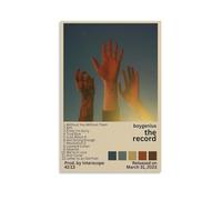Póster artístico de The Record Boygenius, lienzo para decoración de pared, hogar, dormitorio, estética, pintor, sala de estar, decoración de pared, estilo sin marco, 30 x 45 cm