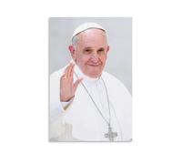 Póster artístico del Papa Francisco (16) pósteres artísticos para pared, lienzo de pergamino, cuadro de pintura para sala de estar, decoración del hogar, 20 x 30 cm