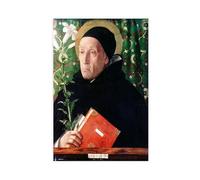 Póster artístico en lienzo con retrato de Fra Theodoro da Urbino Giovanni Bellini y arte de pared, impresión moderna para dormitorio, sin marco, 40 x 60 cm