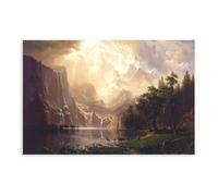 Póster artístico en lienzo de Albert Bierstadt con impresión moderna para dormitorio, sin marco, 61 x 91 cm