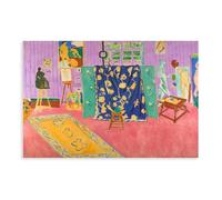 Póster artístico en lienzo de Henri Matisse de The Pink Studio 1911 y arte de pared, impresión moderna para decoración de dormitorio familiar, sin marco, 60 x 90 cm