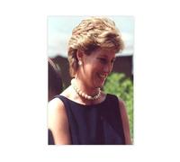 Póster artístico en lienzo de la princesa Diana de Gales y arte de pared, impresión moderna para decoración de dormitorio familiar, sin marco, 50 x 75 cm