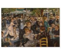 Póster Bal du moulin de la galette - Auguste Renoir
