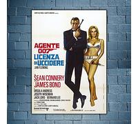 Póster Cinema 007 Licencia de Uccidir - Sean Connery - 70 x 100 cm