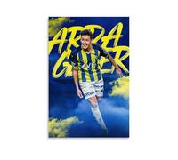 Póster clásico de acción de Arda Güler con estrellas de fútbol y deportes, impresión artística para pared, pintura para colgar fotos, decoración de dormitorio familiar, regalo, estilo sin marco, 20 x