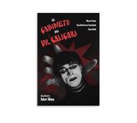 Póster clásico de la película Das Kabinett Des Doktor Caligari (14) lienzo, impresiones artísticas para colgar fotos, decoración del hogar, obras de arte, 40 x 60 cm