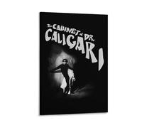 Póster clásico de la película Das Kabinett Des Doktor Caligari (16) impresión en lienzo, póster de pintura para pared, pósteres artísticos modernos para el hogar, 60 x 90 cm