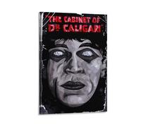 Póster clásico de la película Das Kabinett Des Doktor Caligari (3) obras de arte, lienzo, impresiones artísticas para pared, decoración moderna del hogar, 50 x 75 cm