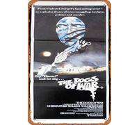 Póster clásico vintage de la película The Dogs of WAR Original Daybill Póster de la película Christopher Walken Tom Berenger Retro Metal Film Póster de TV Regalo Karaoke Bar Pub Club Placas