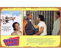 Póster clásico vintage de la película The Dream Team Original US Lobby Card 3 Michael Keaton Christopher Lloyd Peter Boyle Retro Metal Film TV Poster Gift Karaoke Bar Pub Club Placas decorativas de