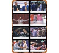 Póster clásico vintage de la película The King of Comedy, juego de tarjetas de vestíbulo, Jerry Lewis Robert DeNiro, retro, metal, película, póster de TV, regalo, karaoke, bar, pub, club, placas de