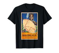 Póster Clásico Visit Rhodesia Camiseta