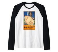 Póster Clásico Visit Rhodesia Camiseta Manga Raglan