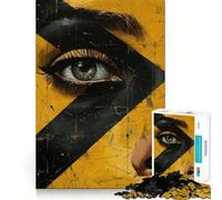 Póster Collage con Rompecabezas de Caras para Adolescentes, 1000 Piezas, Juguete para ejercitar la Mente, diseño Relajante, Montaje, Sorpresa navideña (50x75cm)