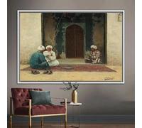 Póster con cuadro de un comerciante árabe, láminas de arte famosas para la pared de la sala de estar, decoración moderna para el hogar (40x50cm/sin marco)