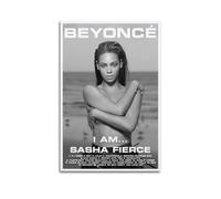 Póster con texto en inglés "I Am... Sasha Fierce Beyonce Rapper Music firmado limitado para portada de álbum, pósteres artísticos sobre lienzo, arte para pared, habitación, aula, dormitorio