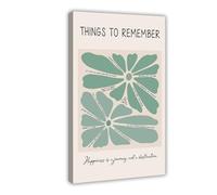 Póster con texto en inglés «Things to Remember» para la salud mental, afirmaciones positivas, terapia, oficina, lienzo motivacional, decoración de pared, pinturas para sala de estar, dormitorio, 40 x