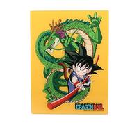 Poster Cristal Kid Goku And Shenron Glass Poster 30X40 Dragon Ball Official Merchandising