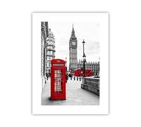 Poster da Parete Cobertizo Teléfono Londres Póster Sin Marco 30x40cm Moderno Cuadros Decorativo Decoracion Salon Dormitorio Cocina Cuadros Pared Imágenes Wall Art Prints Decor - P2XPA30x40-4326