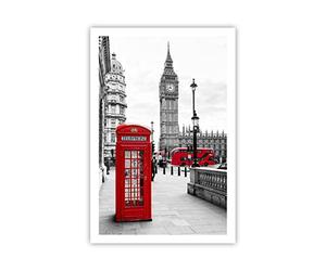 Poster da Parete Cobertizo Teléfono Londres Póster Sin Marco 61x91cm Moderno Cuadros Decorativo Decoracion Salon Dormitorio Cocina Cuadros Pared Imágenes Wall Art Prints Decor - P2XPA61x91-4326