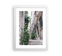 Poster da Parete Croacia Ciudad Arquitectura Póster Marco Blanco 30x40cm Moderno Cuadros Decorativo Decoracion Salon Dormitorio Cocina Cuadros Pared Imágenes Wall Art Prints Decor - P2WPA30x40-6212