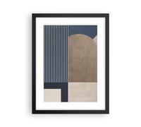 Poster da Parete Minimalismo Abstracción Pedazo Póster Marco Negro 30x40cm Moderno Cuadros Decorativo Decoracion Salon Dormitorio Cocina Cuadros Pared Imágenes Wall Art Prints Decor - P2BPA30x40-5987