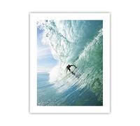 Poster da Parete Póster Sin Marco 40x50cm Aventura surfista ola océano Moderno Cuadros Decorativo Cuadros Pared Imágenes Decoracion Salon Dormitorio Cocina Wall Art Prints Decor - P2XPA40x50-2541