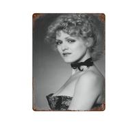 Póster de actor Bernadette Peters, decoración de pared, póster de metal moderno, decoración de bar, 40 x 30 cm