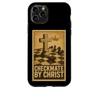Póster de ajedrez Cristiano Vintage de Jaque Mate por Cristo Carcasa para iPhone 11 Pro