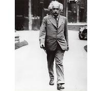 Póster de Albert Einstein Walking Science Decor 20 x 20 cm