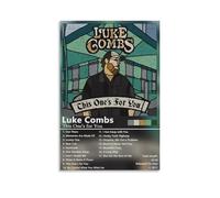 Póster de álbum de Luke Combs de This One's for You, lienzo de decoración clásica, impermeable, pintura de decoración universal, para regalar a amigos, profesores, 40 x 60 cm, estilo sin marco