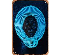Póster de álbum extendido de tamaño A3 con texto en inglés "Awaken my love", cartel retro de metal vintage de 30,5 x 20,3 cm, decoración de pared para el hogar, bar, cueva