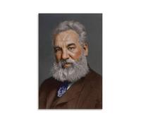 Póster de Alexander Graham Bell del inventor escocés para pared, lienzo, decoración moderna para dormitorio, 40 x 60 cm
