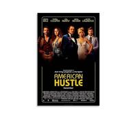 Póster de American Hustle, pintura artística de pared para sala de estar, dormitorio, decoración de lienzo, póster de pared de 60 x 90 cm, estilo sin marco
