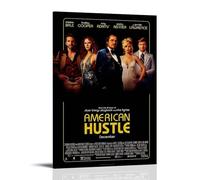 Póster de American Hustle, pintura artística para sala de estar, dormitorio, decoración de pared, lienzo de 50 x 75 cm, estilo marco