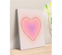 Póster de amor inspirador, pintura al óleo decorativa sobre lienzo para sala de estar, dormitorio, escritorio, arte de pared, pósteres, 80 x 110 cm, sin marco.